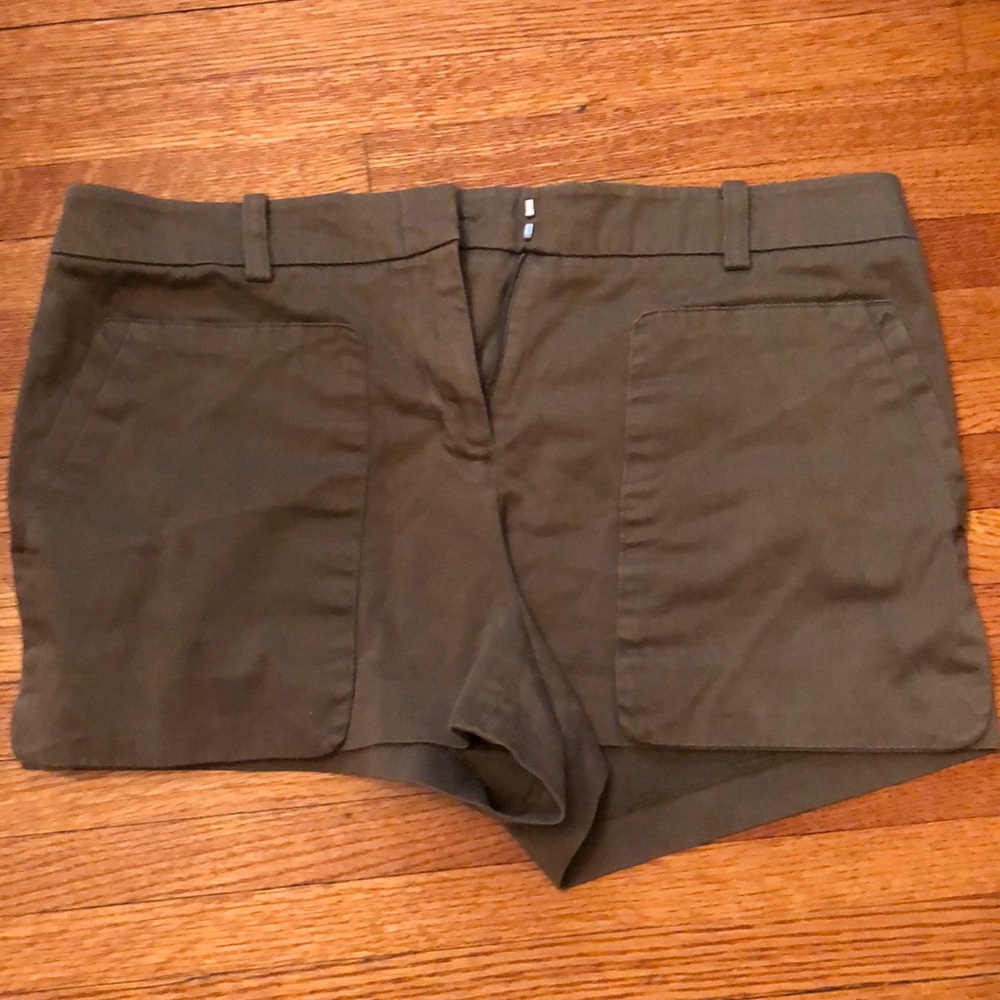Khaki green shorts